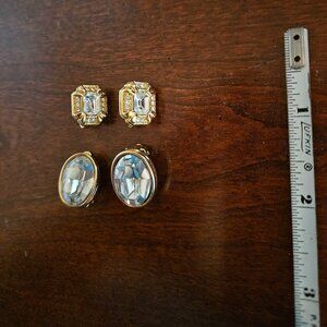 Vintage clip-on earrings
